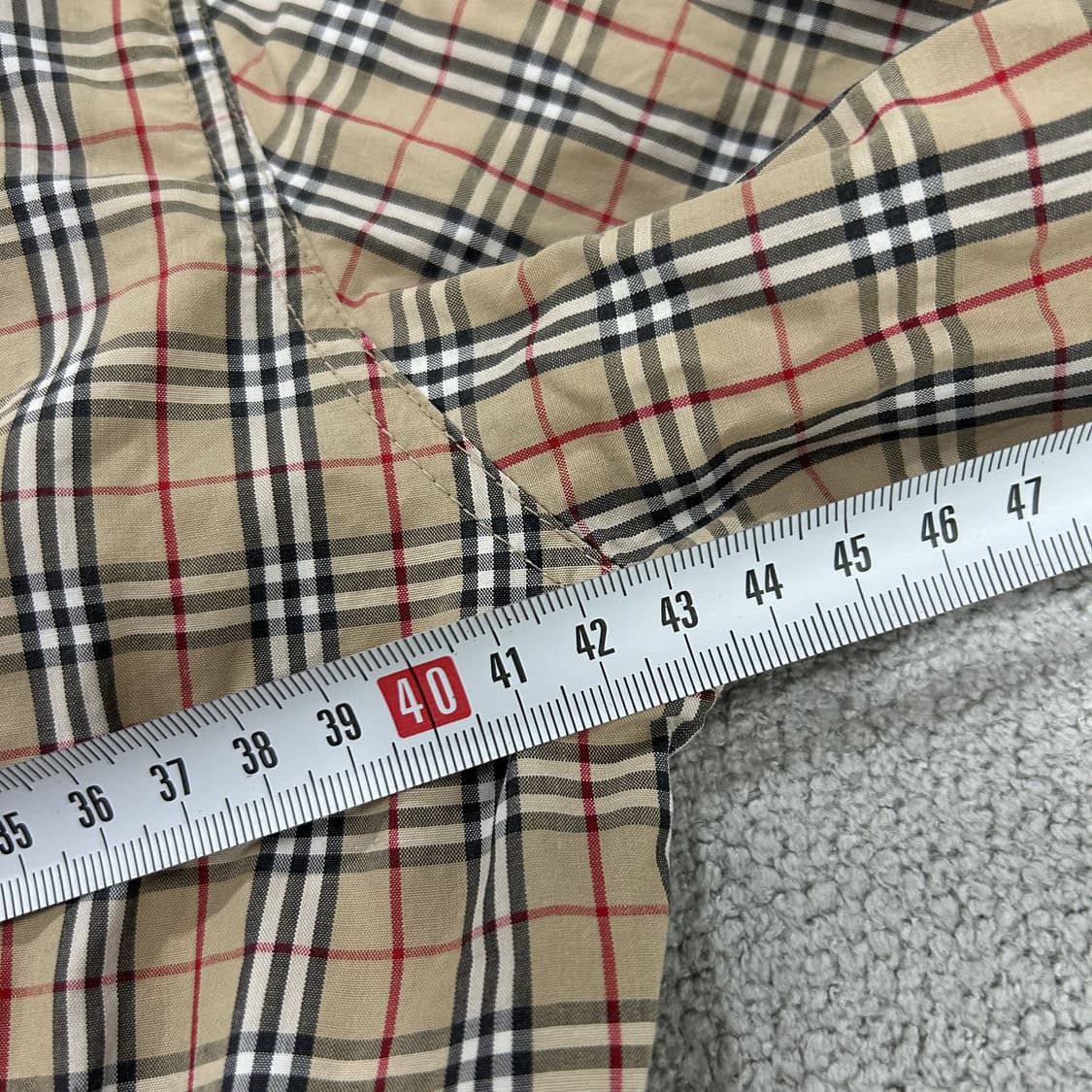 버버리 블루라벨 일본 정품 체크 셔츠 s 상품이미지5