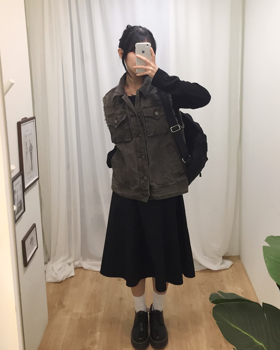 Unisex Vintage Denim Vest 95 상품이미지1