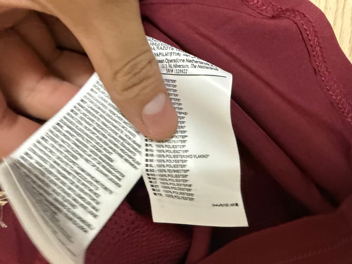 앙리 버건디 유니폼 상품이미지6