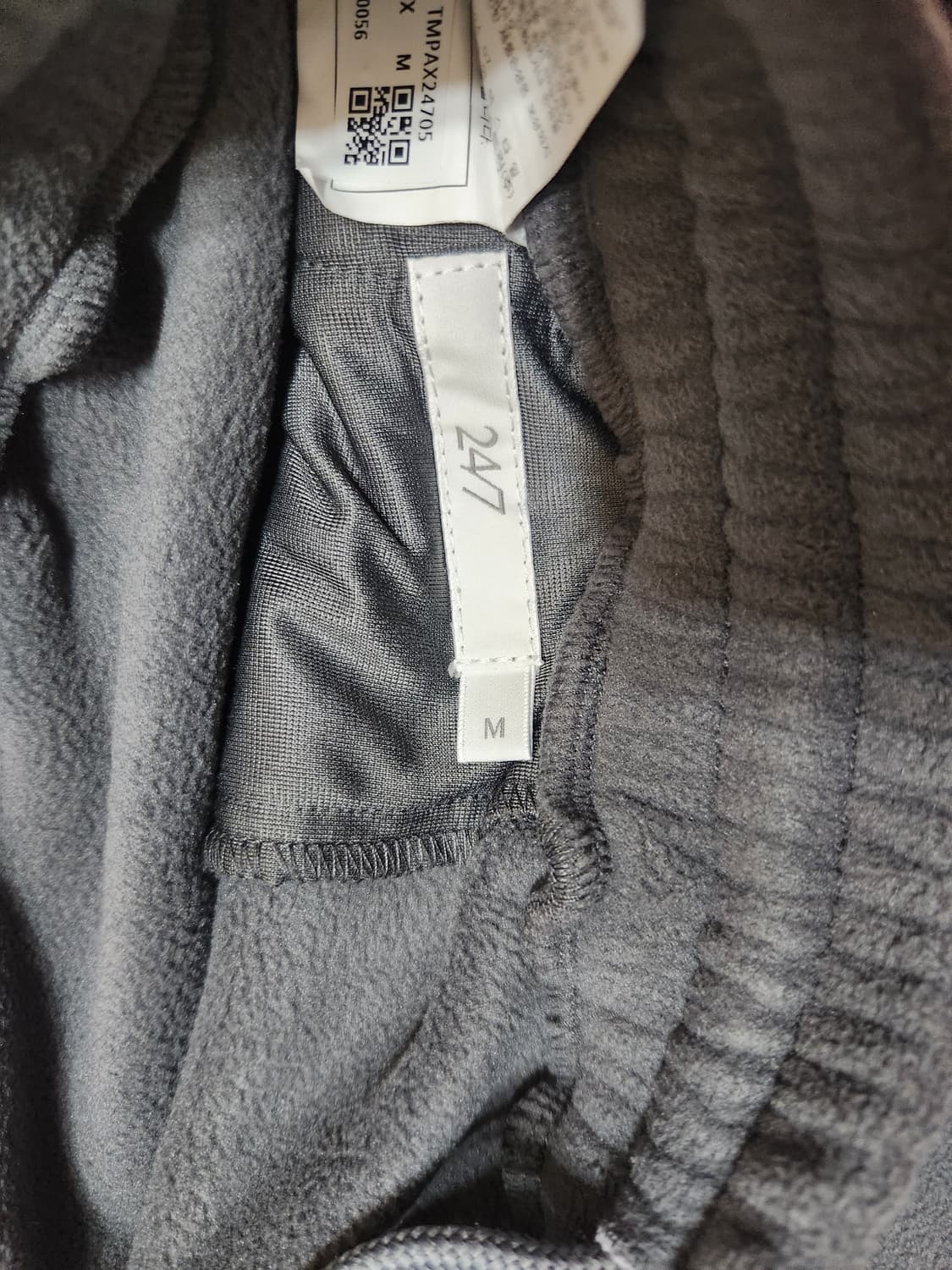 [247시리즈] 폴라텍 플리스 와이드 팬츠 그레이 M 상품이미지7