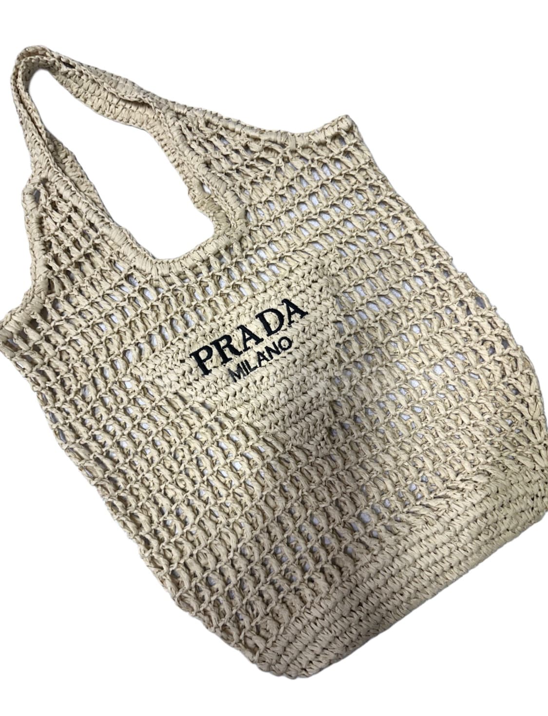 프라다 뷰티 라탄백 에코백 베이지 세일가 무료배송 상품이미지1