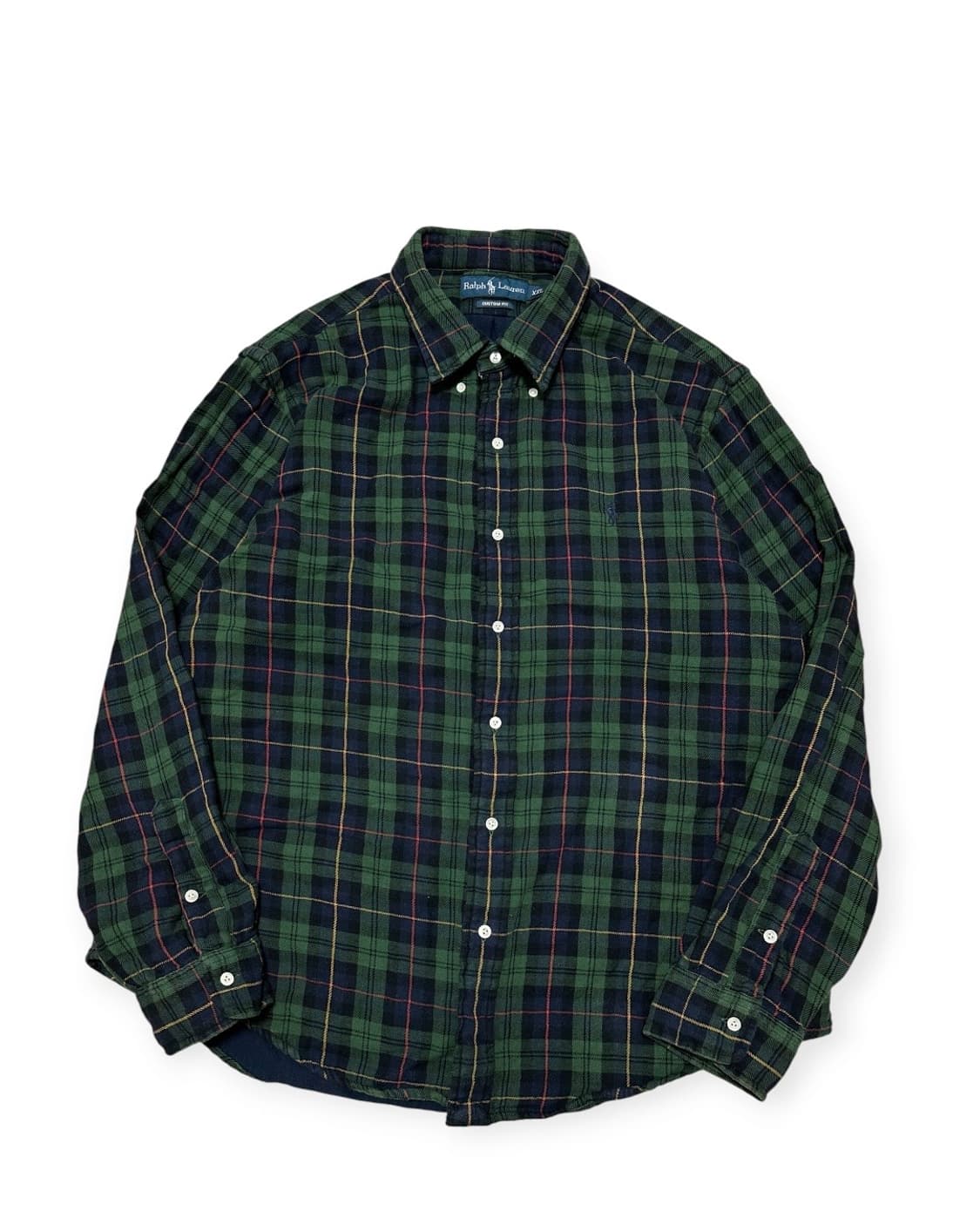 폴로 랄프로렌 그린 체크 셔츠 상품이미지1