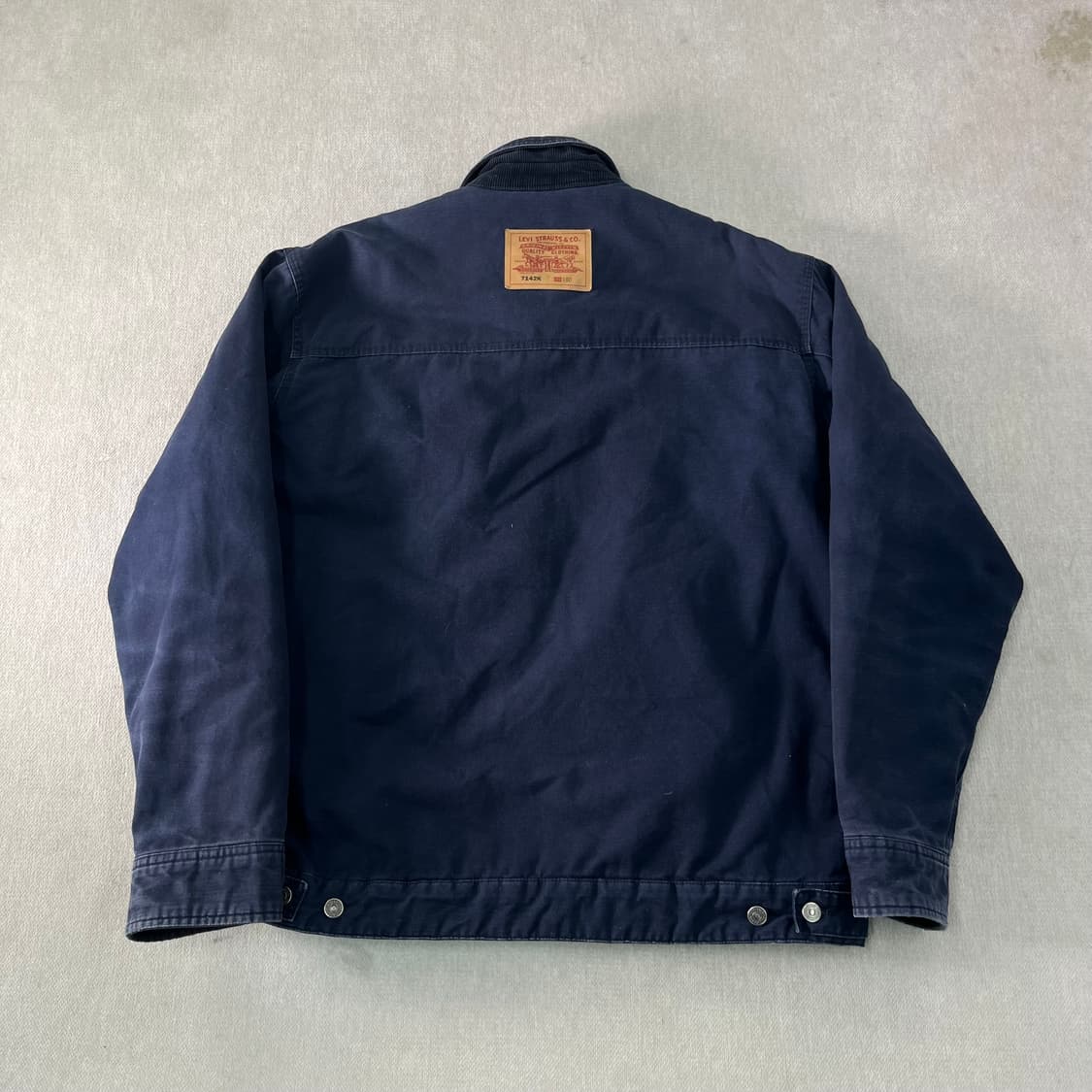 100 리바이스 90s 레드탭 네이비 7142k 디트로이트 워크 자켓 상품이미지2