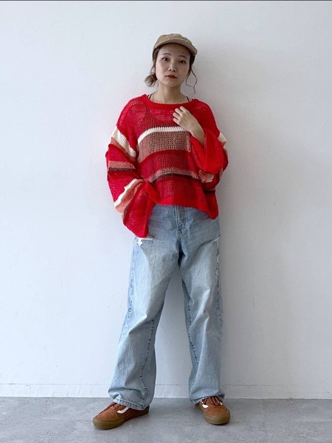 로리즈팜 CONE 와이드 스트레이트 팬츠 상품이미지1