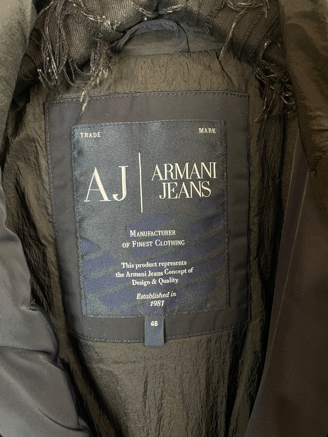 아르마니 진스 스노클 후드 다운 자켓 상품이미지8