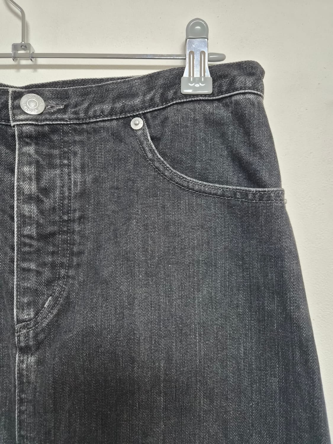 엑스걸Xgirl 블랙 데님 스커트 free사이즈 P-44 상품이미지3