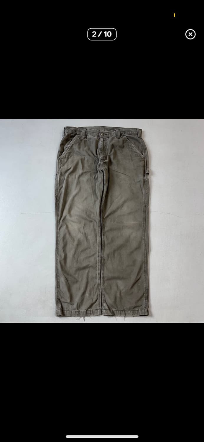 칼하트 OG 카펜터 페이딩 와이드 워크팬츠 상품이미지2