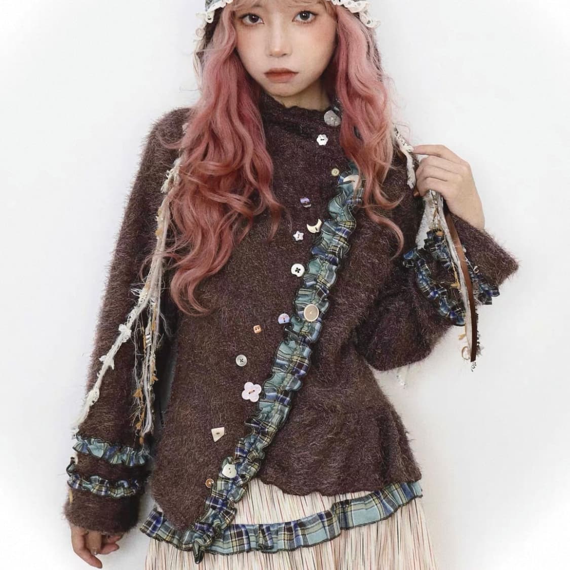 失常 상하이 디자이너 브랜드 가디건 상품이미지4