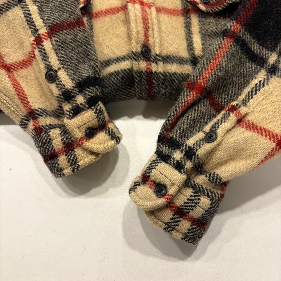[95] 90s 폴로 랄프로렌 빈티지 울 체크 셔츠 자켓 D903 상품이미지7