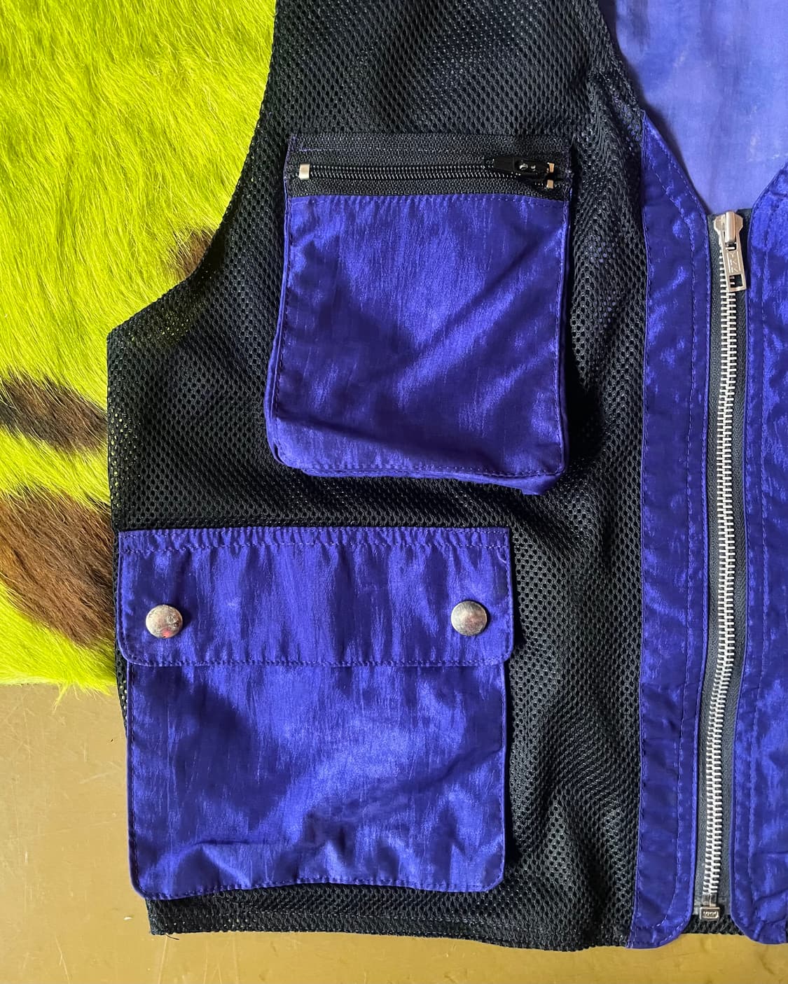 90s Japanese Utility 3D Pocket Old Vest 상품이미지7