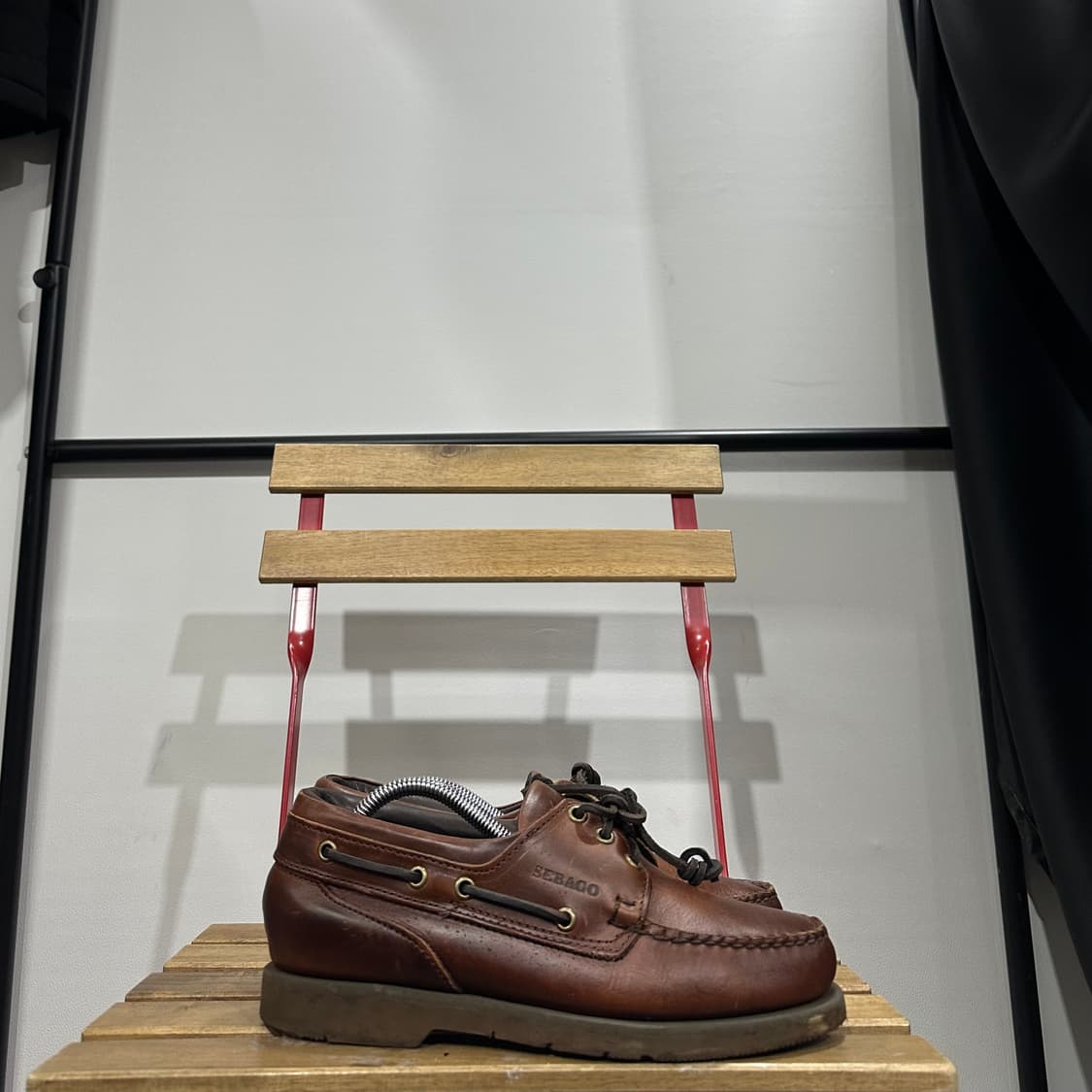 UK7) 세바고 로퍼 남성 남자 구두 보트 슈즈 브라운  상품이미지1