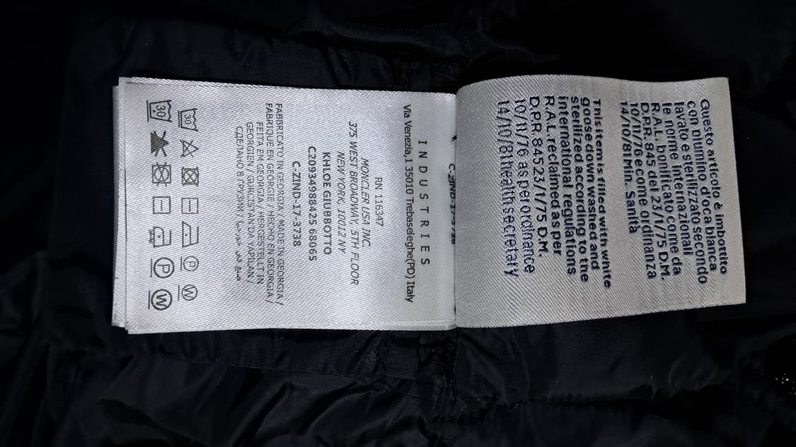 몽클레어 클로에블랙1 롱여성패딩  상품이미지9