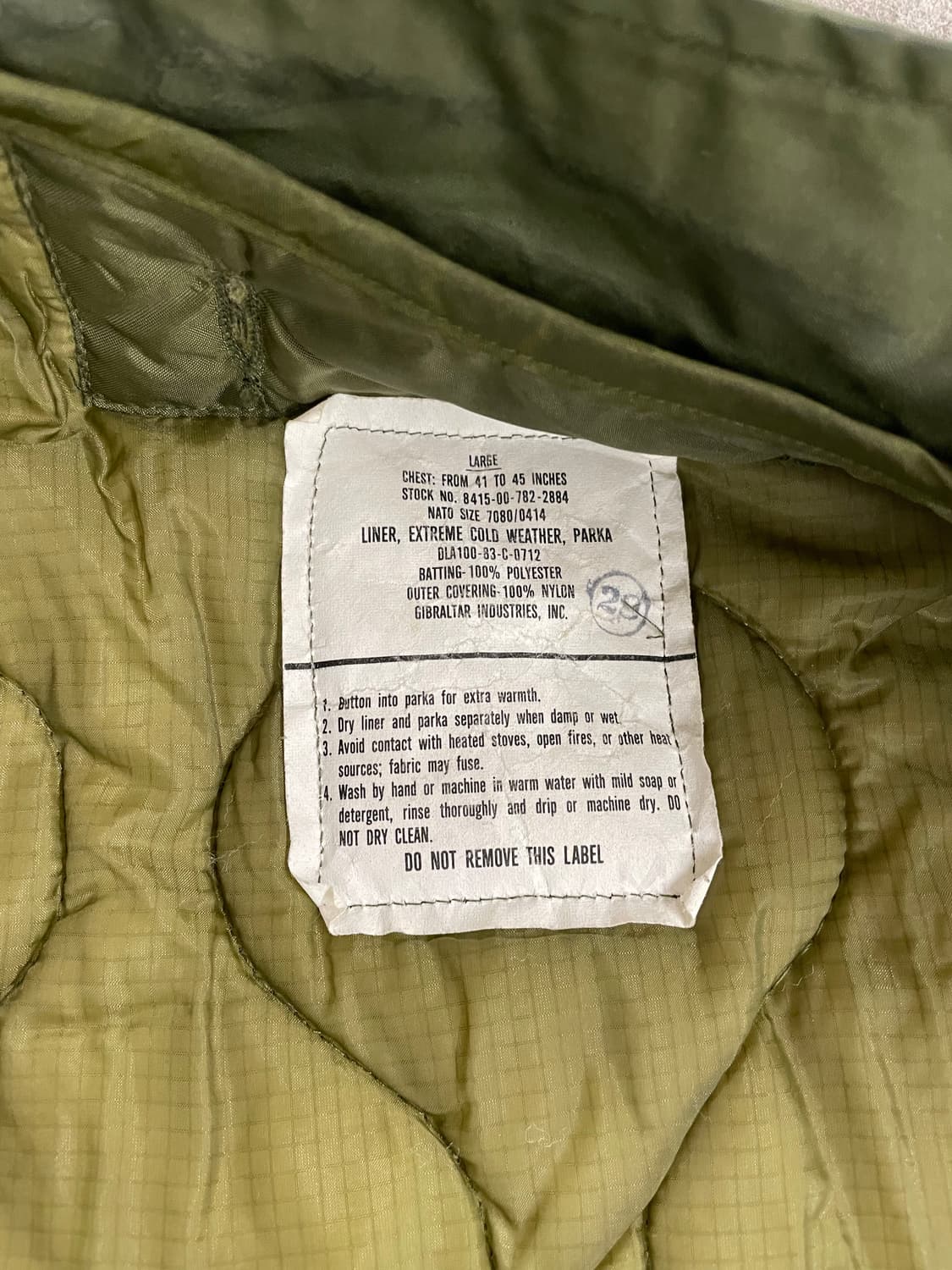 M65 fish tail parka 오리지날 개파카 상품이미지2