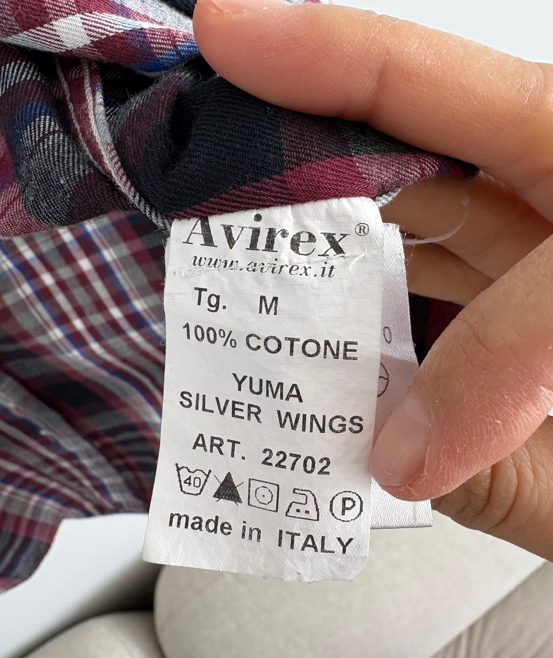 Avirex 아비렉스 체크 패치 셔츠 상품이미지7