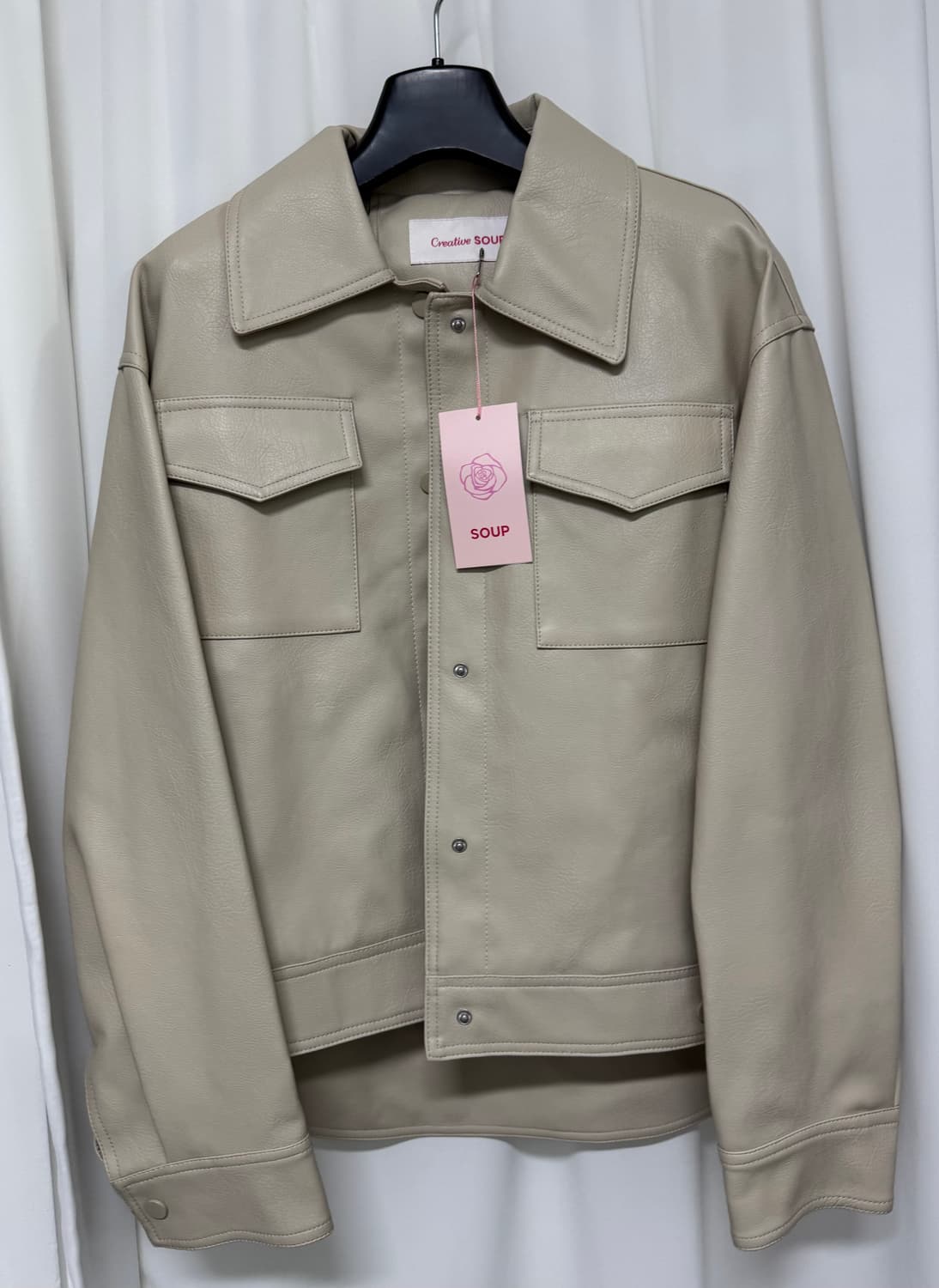 [새상품] SOUP 가죽자켓 상품이미지1