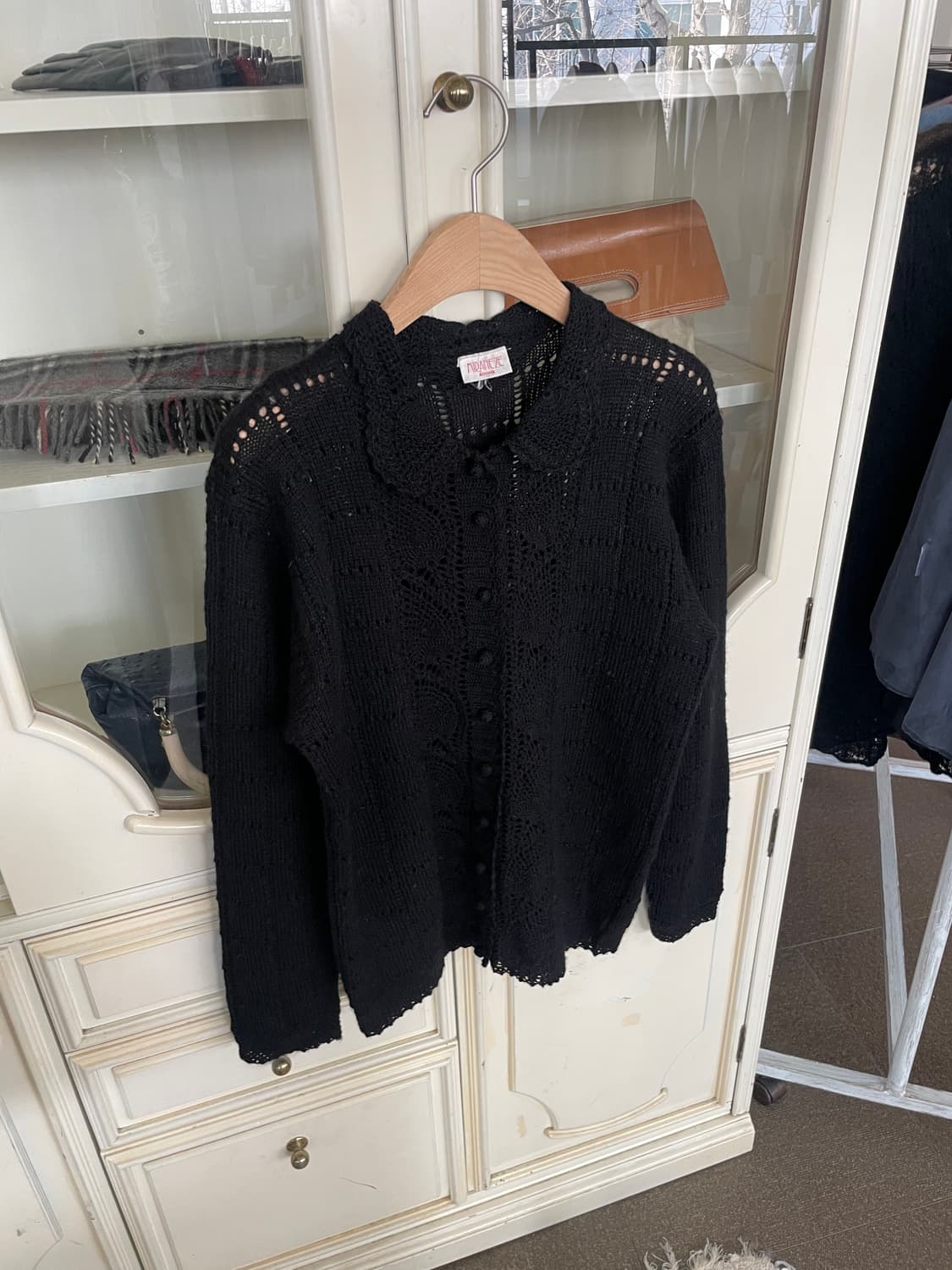 vintage crochet wool cardigan 상품이미지9