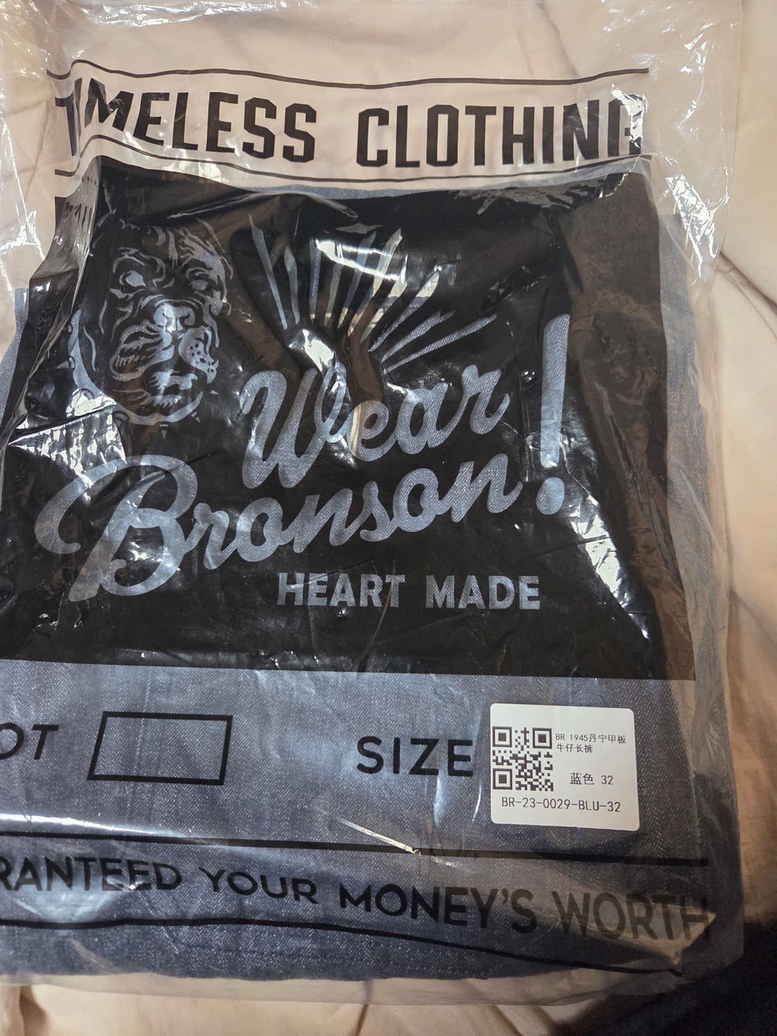 브론슨 1945 USN 던가리 셀비지 데님 32 상품이미지5