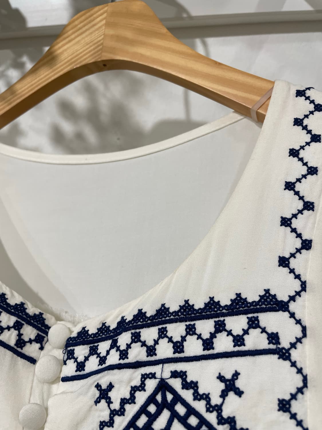 하구미 자수 블라우스 상품이미지9