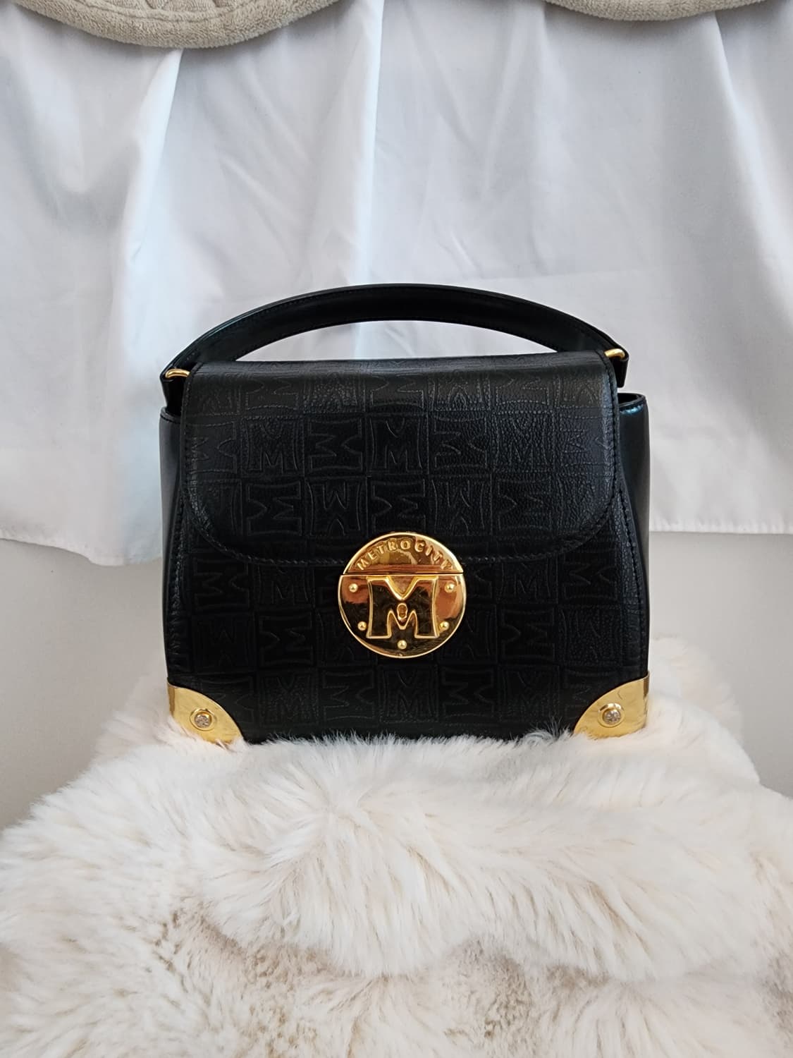 메트로시티 블랙 토트백 상품이미지1