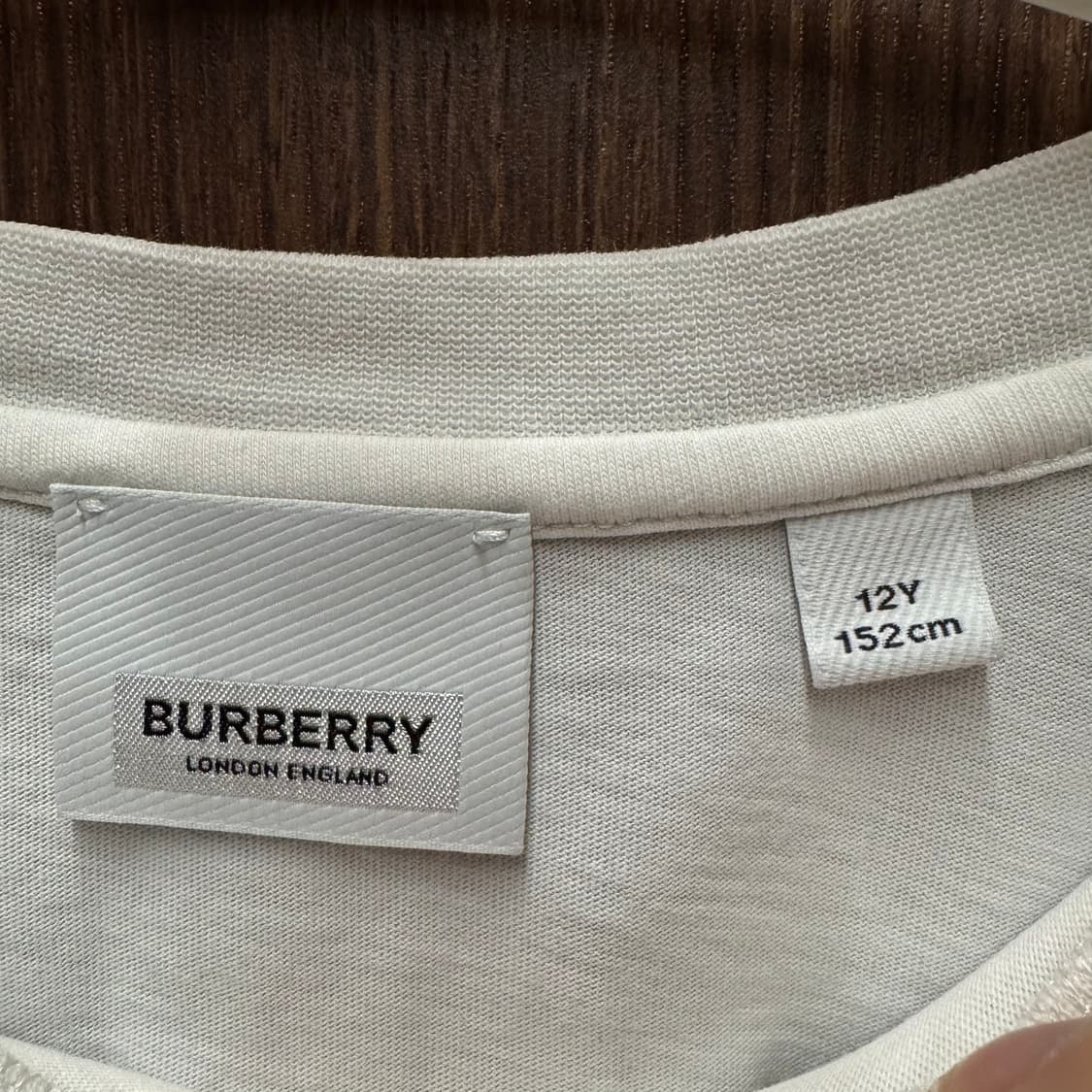 버버리 크롭 반팔티셔츠 12y 상품이미지2