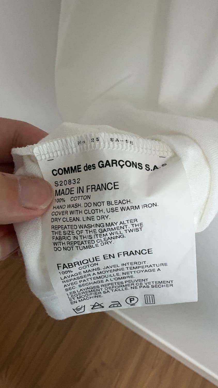 Comme des Garçons SHIRT 타탄 체크 반팔 티셔츠 상품이미지7