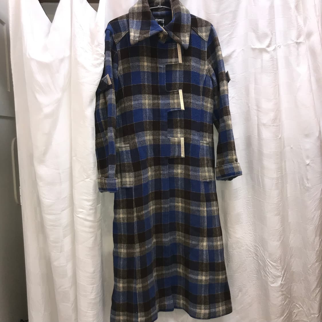 Algon Quinz 알곤퀸즈 갸루 펑크 울혼방 코트 상품이미지3