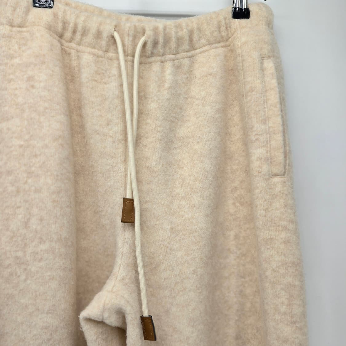 아이보리 후드집업 와이드 트레이닝 세트  상품이미지10