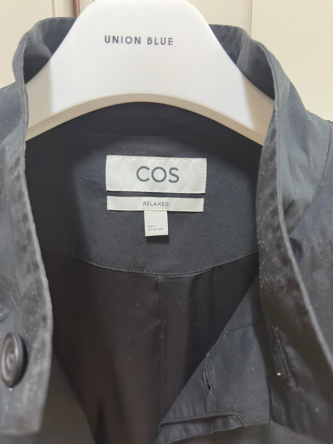 cos 셔츠자켓 블랙 L 상품이미지2