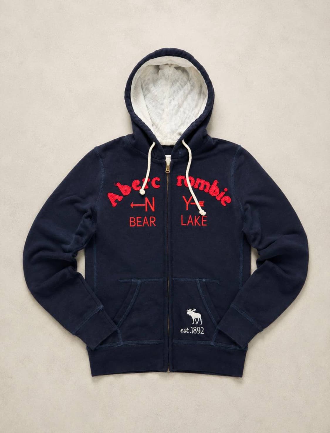 Abercrombie 아베크롬비 네이비 후드집업 상품이미지1