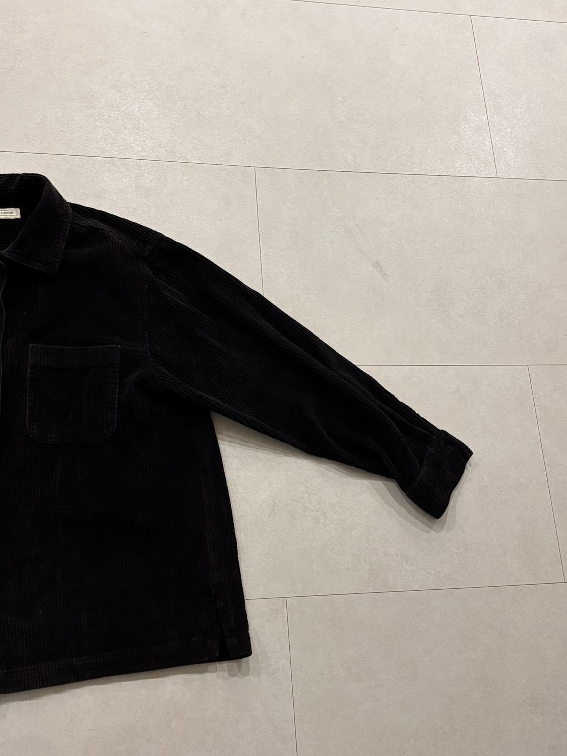 Vintage L.L.Bean 블랙 코듀로이 셔츠자켓 상품이미지3