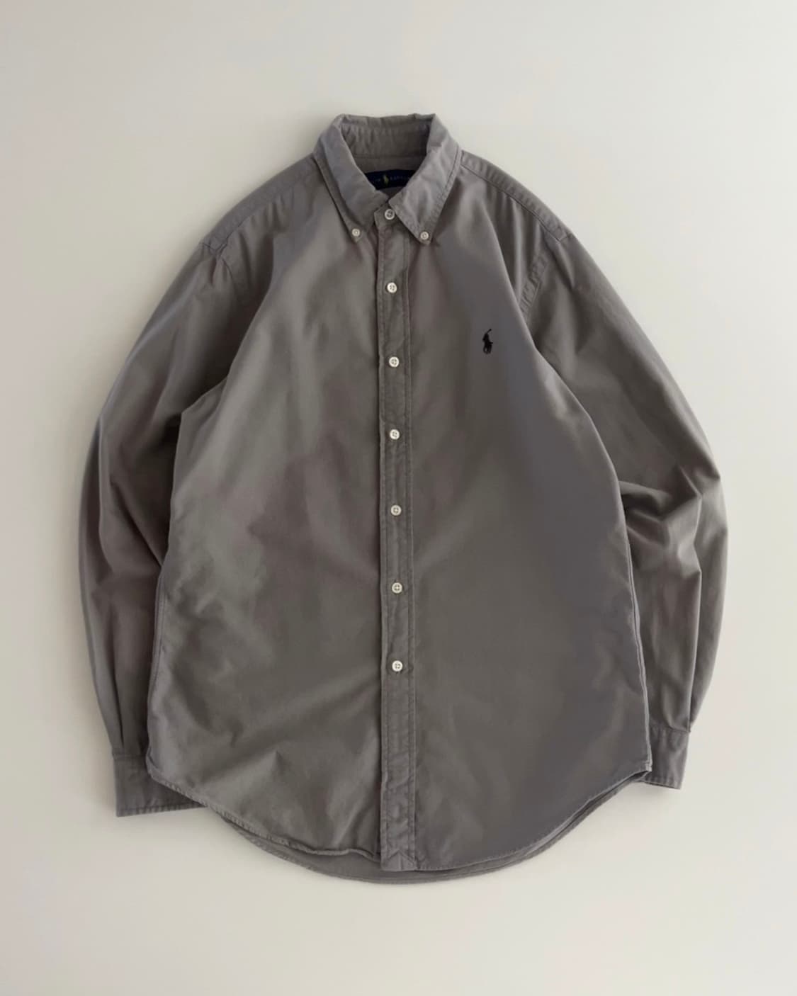 폴로 랄프로렌 그레이 옥스포드 셔츠 S 상품이미지1