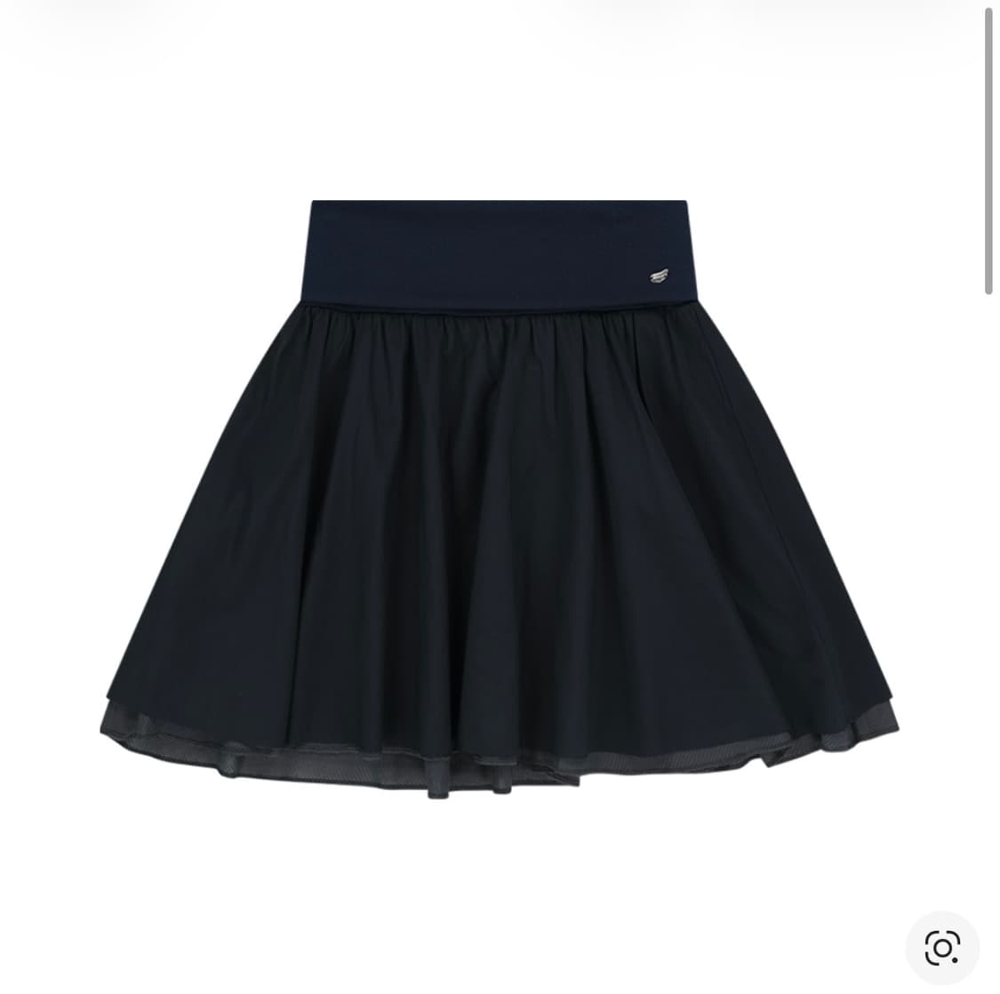 코이세이오 더블 셔링 스커트 네이비 1사이즈 상품이미지2
