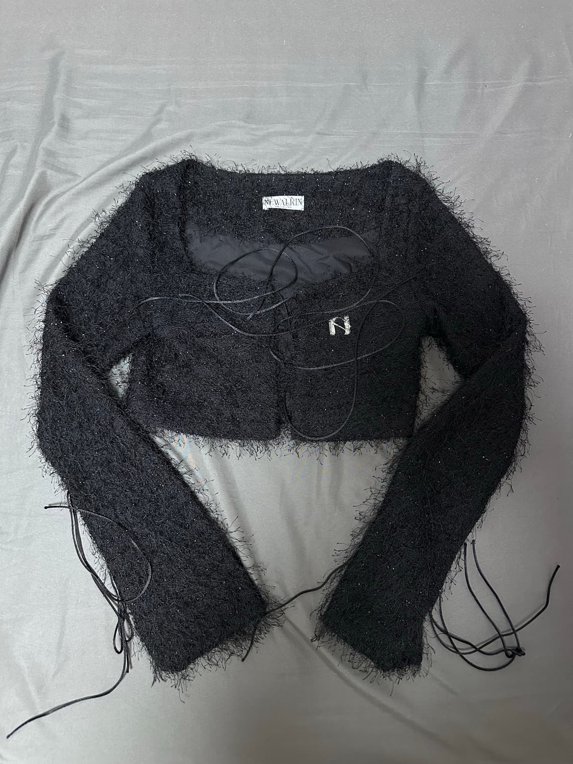 뉴얼린 트위드 가디건 상품이미지1