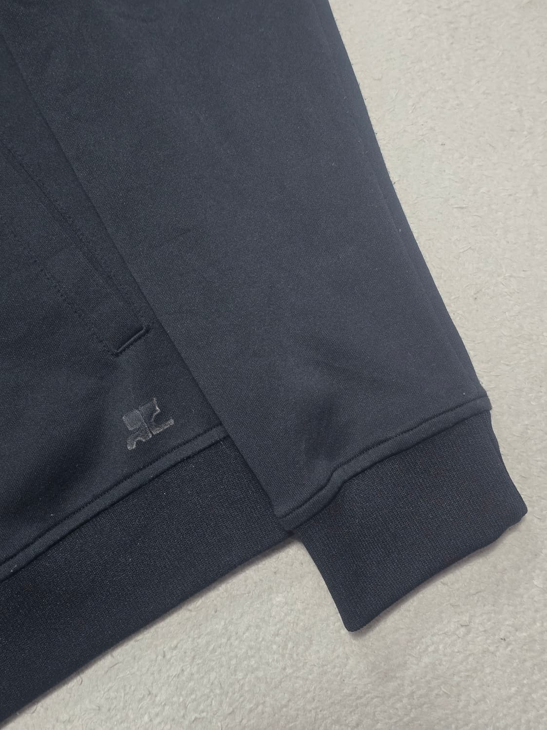 Courreges 꾸레쥬 블랙 집업 자켓 38 상품이미지2