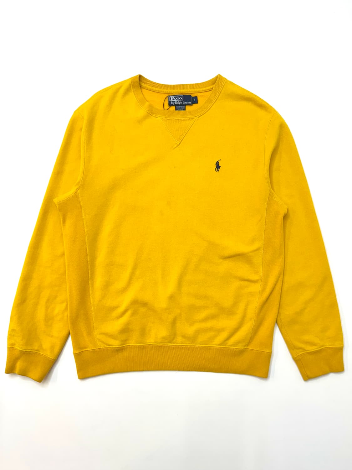 Polo 폴로 랄프로렌 옐로우 컬러 포니 로고 맨투맨 상품이미지1