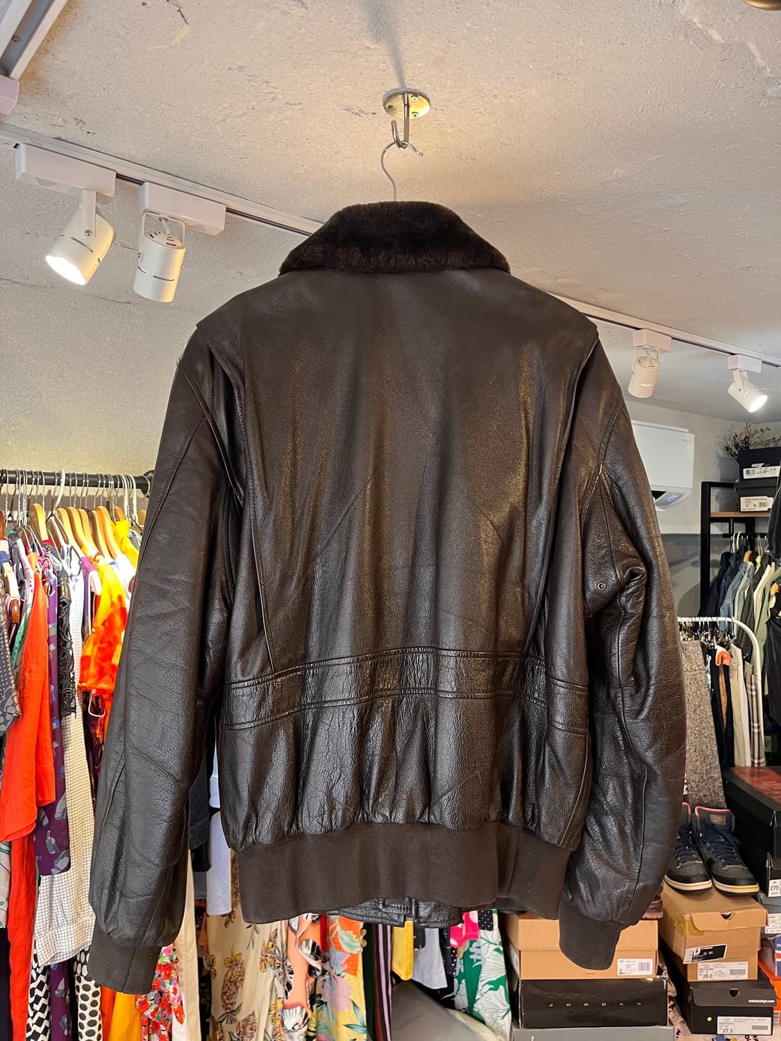 대한민국 공군 조종사 가죽 점퍼 (100) 상품이미지3