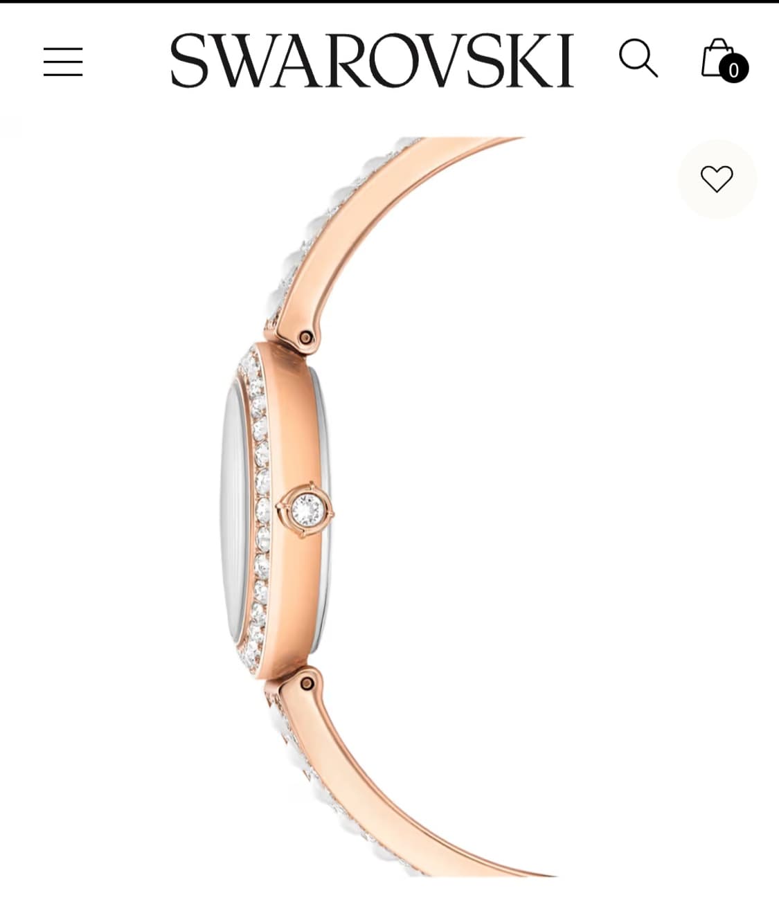 정가60만~새제품)신형 스와로브스키 진주 크리스탈 시계 정품 상품이미지4