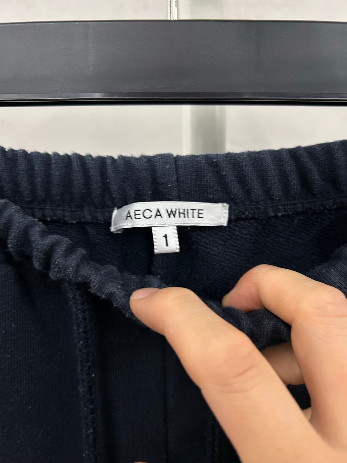 AECA WHITE 스웻팬츠 네이비 상품이미지5