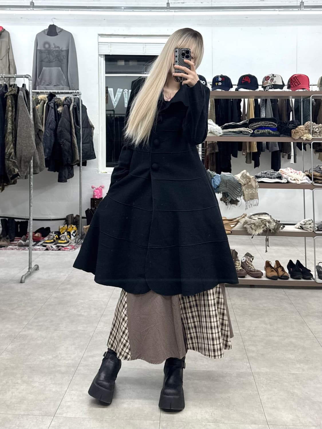 Vertieal 울 코트 상품이미지7