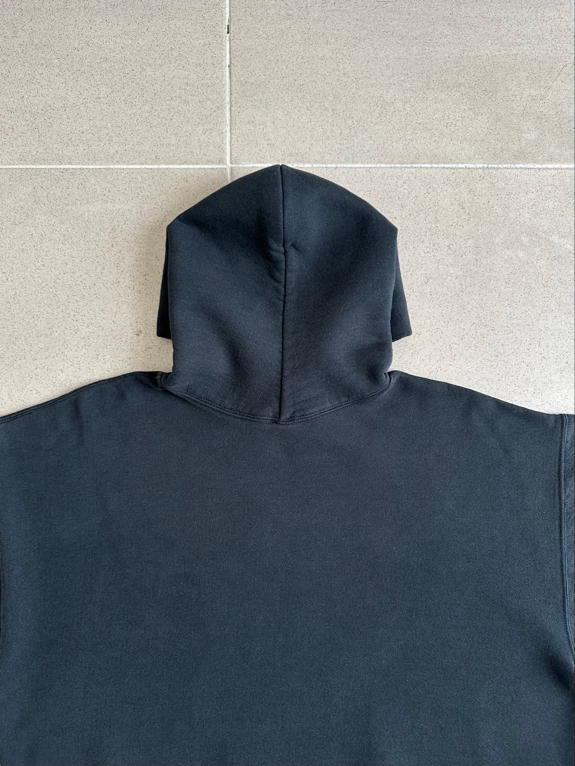 90s 빈티지 러셀 후드 블랙 XL USA 상품이미지4