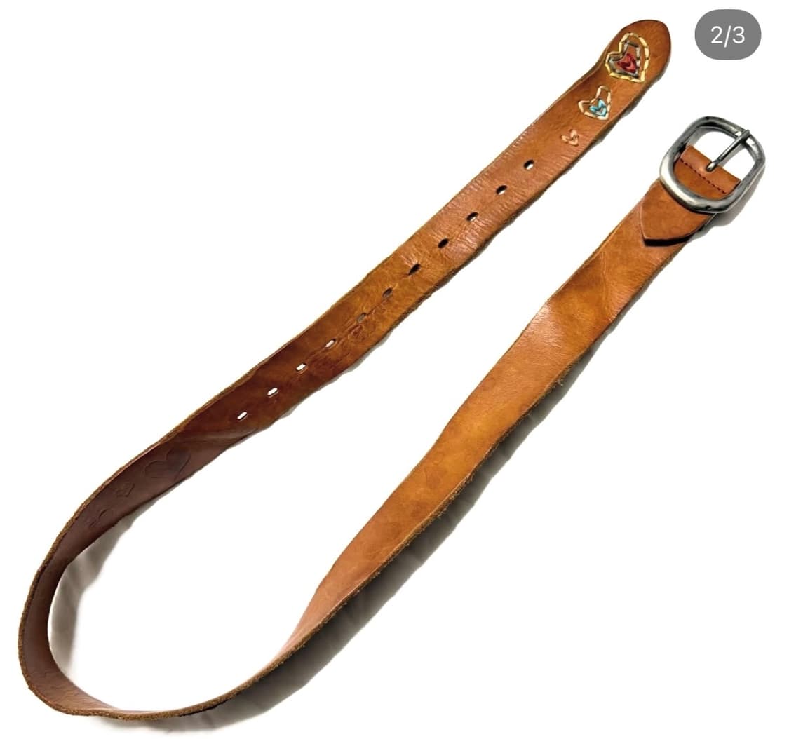 하트 스티치 벨트 상품이미지2