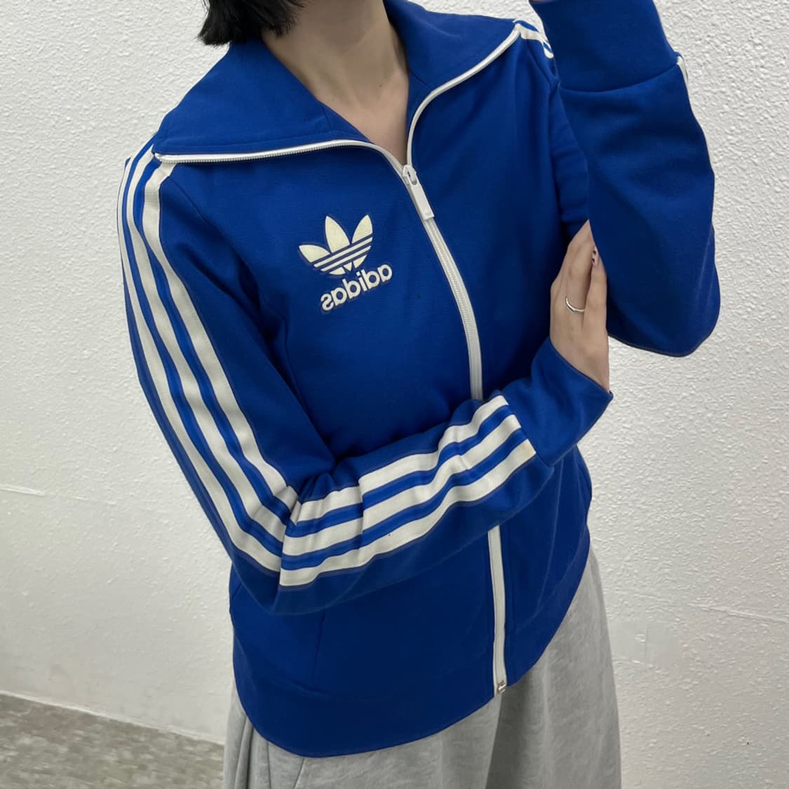 아디다스 유로파 화이트라인 블루 코발트블루 트랙탑 90 상품이미지7