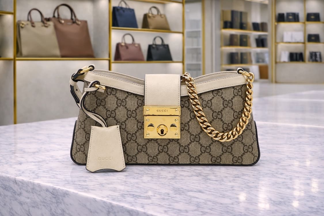 [S급] 구찌 패들락 GG 수프림 캔버스 숄더백 스몰 판매합니다!!! 상품이미지1