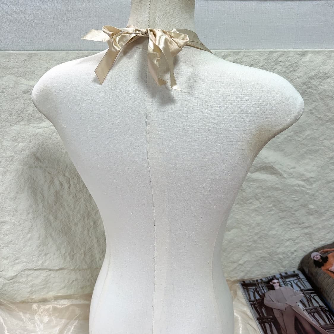 빈티지 리본 레이어드 쿠바체인 목걸이 상품이미지3