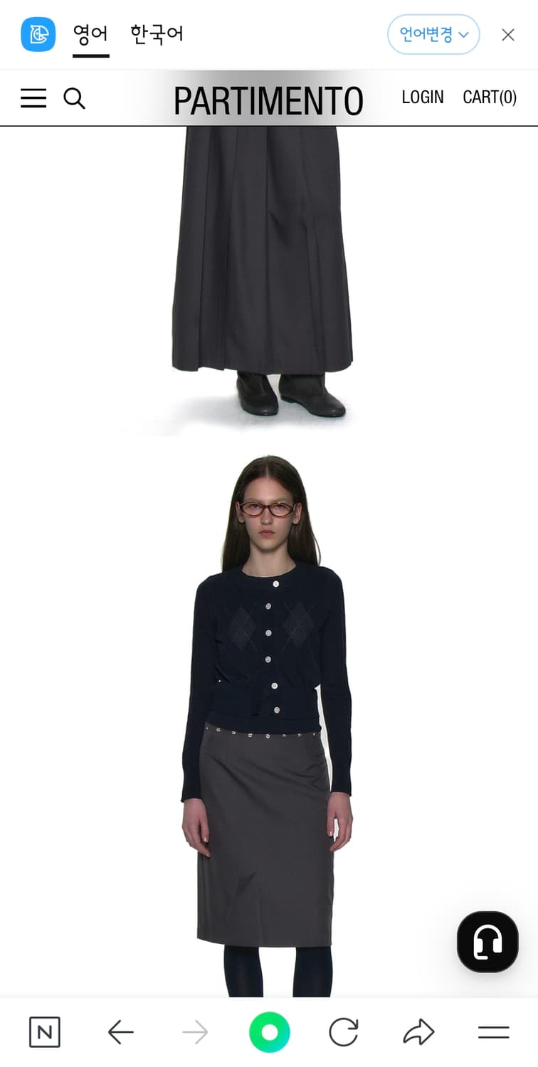 파르티멘토  (SET) 3WAY TRANSFORM PLEATED SKIR 상품이미지5