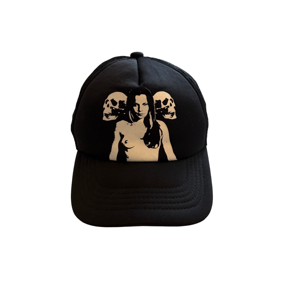 HYSTERIC GLAMOUR SKULL GIRL MESH CAP 상품이미지1