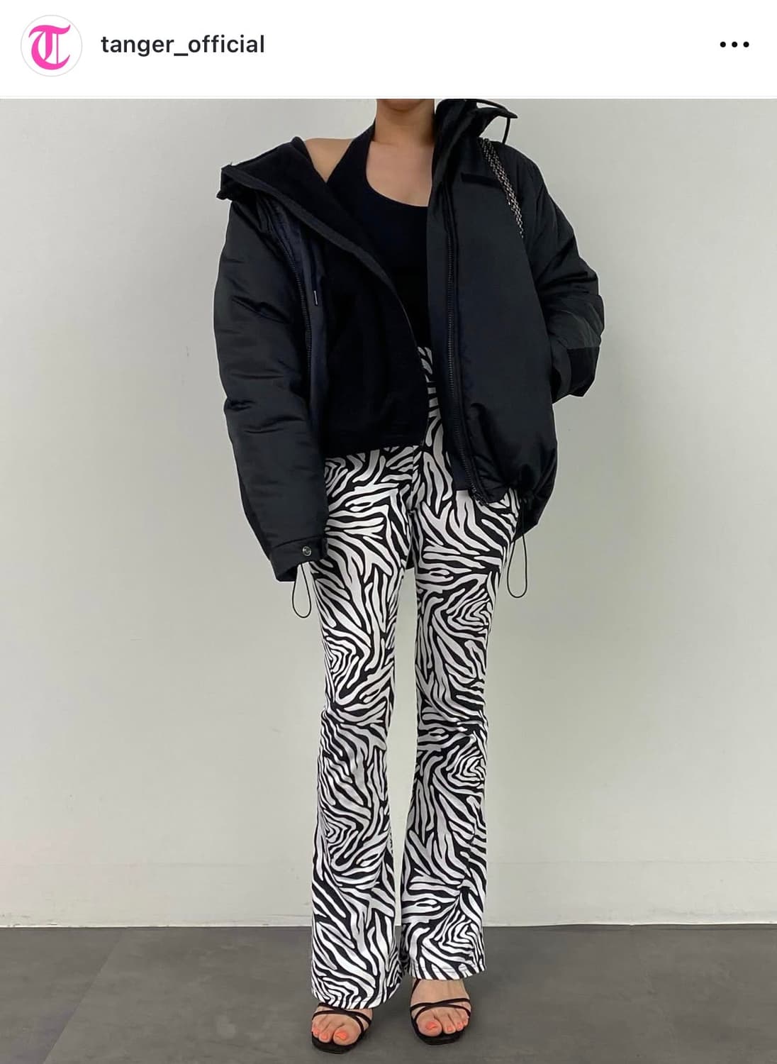 Tanger pants 탠저 지브라 부츠컷 바지 상품이미지2