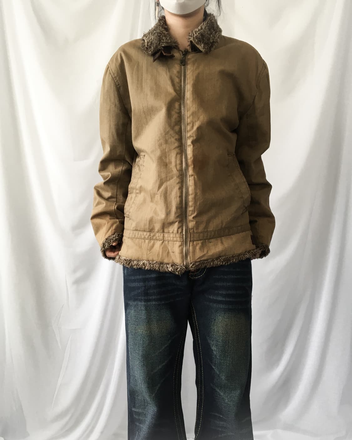 Fake fur belted mustang 상품이미지1