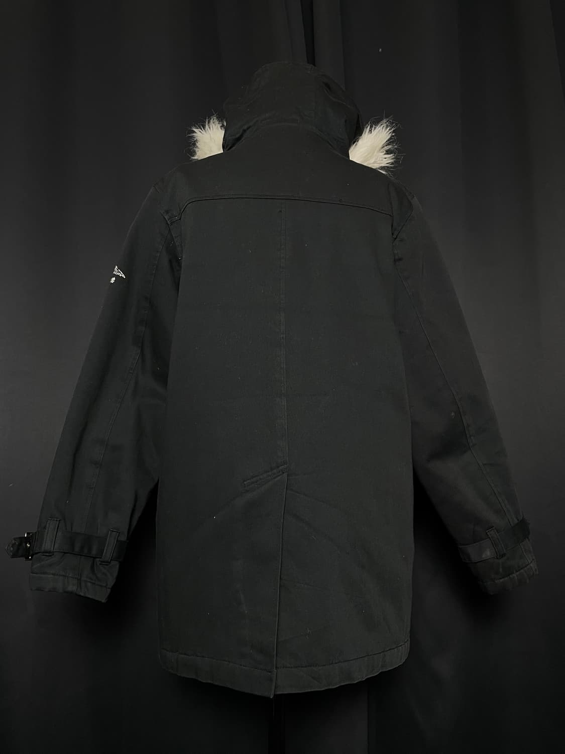 DEORART 디오라르트 펑크 십자가 체인 버클 블랙 자켓 상품이미지6