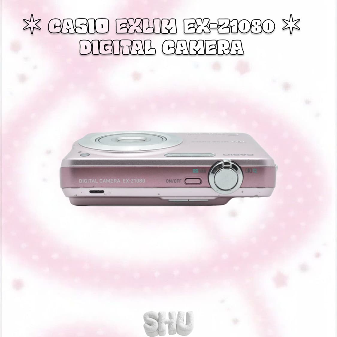 카시오 엑슬림 EX-Z1080 빈티지 디카 핑크 상품이미지5